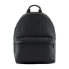 Eco-friendly Black Backpack with Zip Closure