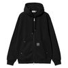 Hooded Sweat Jacket with Front Logo
