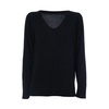 Wool, Silk, and Cashmere Knit Sweater
