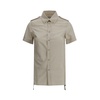 Silk Shirt with Check Ribbon Details