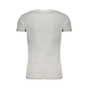 Gray Cotton T-Shirt with Print