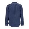 Velvet Long Sleeve Shirt Hudson Blue/Black