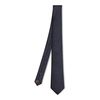 Silk Fabric Tie with Logo Print