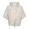 lightweight short-sleeved hooded jacket