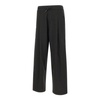 Black Pinstripe Wide Leg Trousers