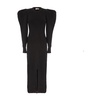 Knit Dress with Voluminous Sleeves