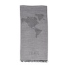 Elegant Grey Wool Blend Scarf