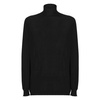 Black Wool Turtleneck Sweater