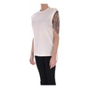 White Sleeveless Top with Side Buttons