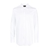White Long-Sleeved Cotton Shirt