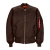 Hunter Brown Bomber Jacket Man AI MA-1