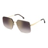 Gold Mirror Sunglasses in Burgundy