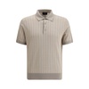 Striped Polo Shirt Short Sleeves
