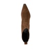 Suede Pointed Toe Ankle Boots