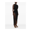 Draped Side-Slit Dress