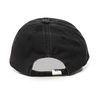 Black Cotton Gabardine Embroidered Hat