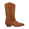 Camel Suede Cowgirl Boot