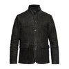 Suede jacket Survey with vintage effect