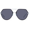 Silver Women's Pilot Sunglasses