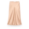 Satin Skirt in Trendy Style