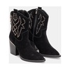 Studded Leather Ankle Boots