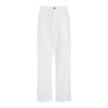 Classic White Straight Leg Trousers