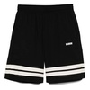 Black Popeline Shorts