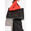 Mina openwork shopper bag