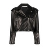 Cropped Leather Jacket