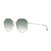 Gold Round Gradient Lens Sunglasses