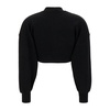 Ruched-Detailed Palm Plaque Sweatshirt