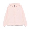 Pink Sweater with Zipper and Hood