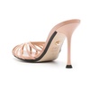 Nude Heeled Mules for Women
