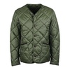 Olive Quilted Cardigan Jacket - M