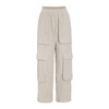 Ivory Hannoki Trousers with Pockets