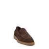 Brown Suede Loafer Rubber Sole