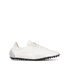 White Sneakers with Lace-Up Detailing