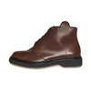 Stylish Lace-Up Leather Boots