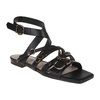 Black Leather Sandals Elegant Style