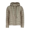 Down Jacket with Drawstring Hood