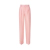 Pink Linen Blend Trousers
