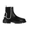 Black Elastic Insert Boot with Raised Logo