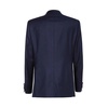 Double-Breasted Wool Jacket with Satin Lapel