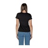 Black Plain Cotton Round Neck T-shirt