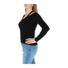Black Wool V-Neck Knitwear