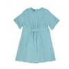 Cotton Mini Dress with Fringe Finish
