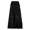 Cotton Lace Long Skirt with Slit