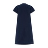 Cotton Midi Dress with Boat Neckline