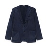 Blue Wool Jacket Regular Fit