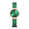 Women's Watch Cassic Collection Stainless Steel Bracelet and Sapphire Glass Green Lights 13326-868